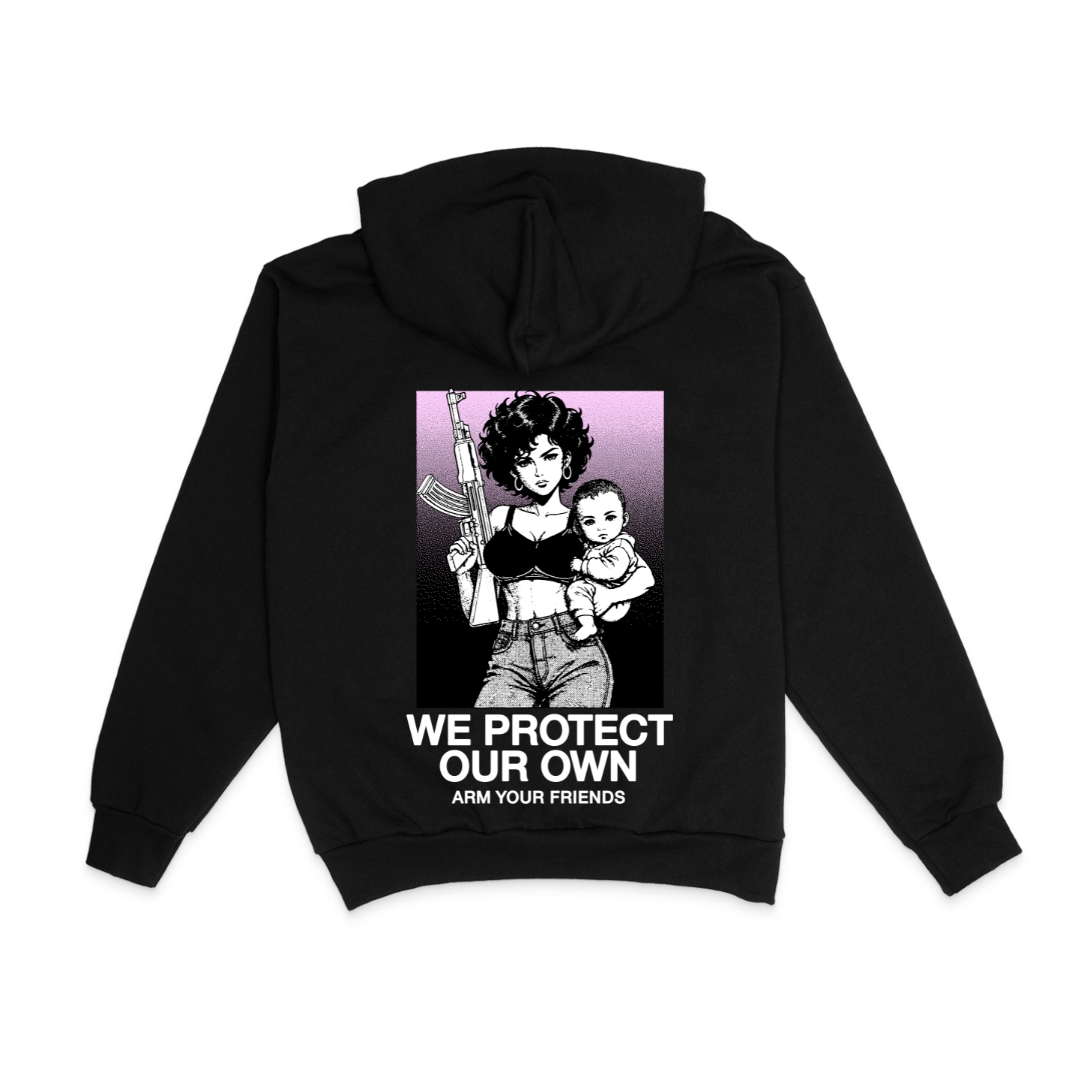 WE PROTECT OUR OWN HOODIE (DOUBLE SIDED)