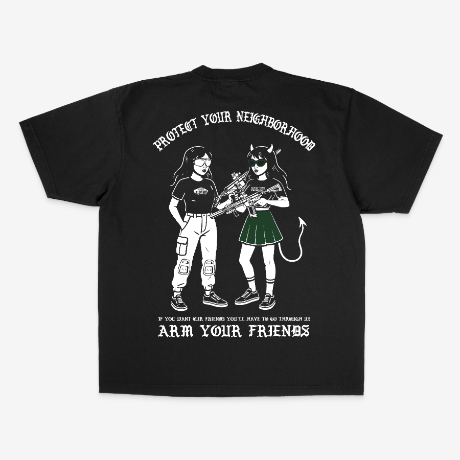 PROTECTOR OVERSIZE TEE (DOUBLE SIDED) – GREEN