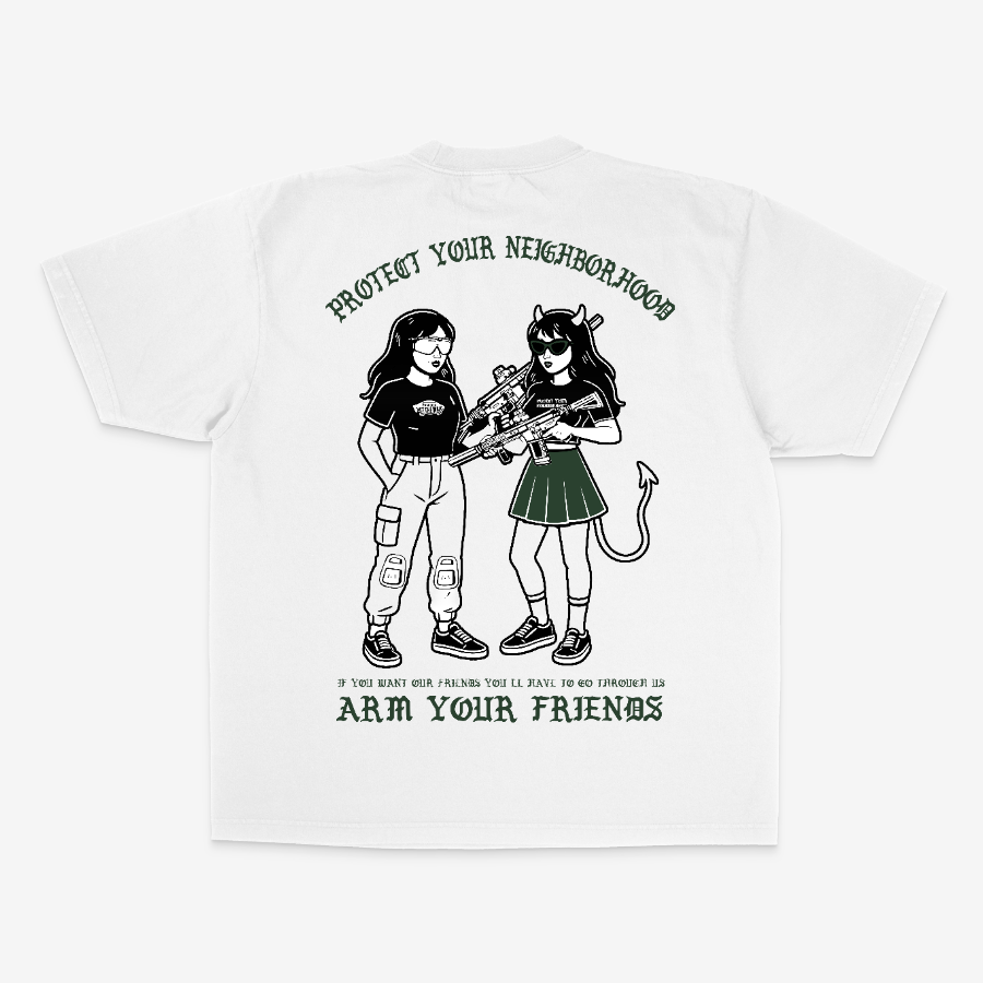 PROTECTOR OVERSIZE TEE (DOUBLE SIDED) – GREEN
