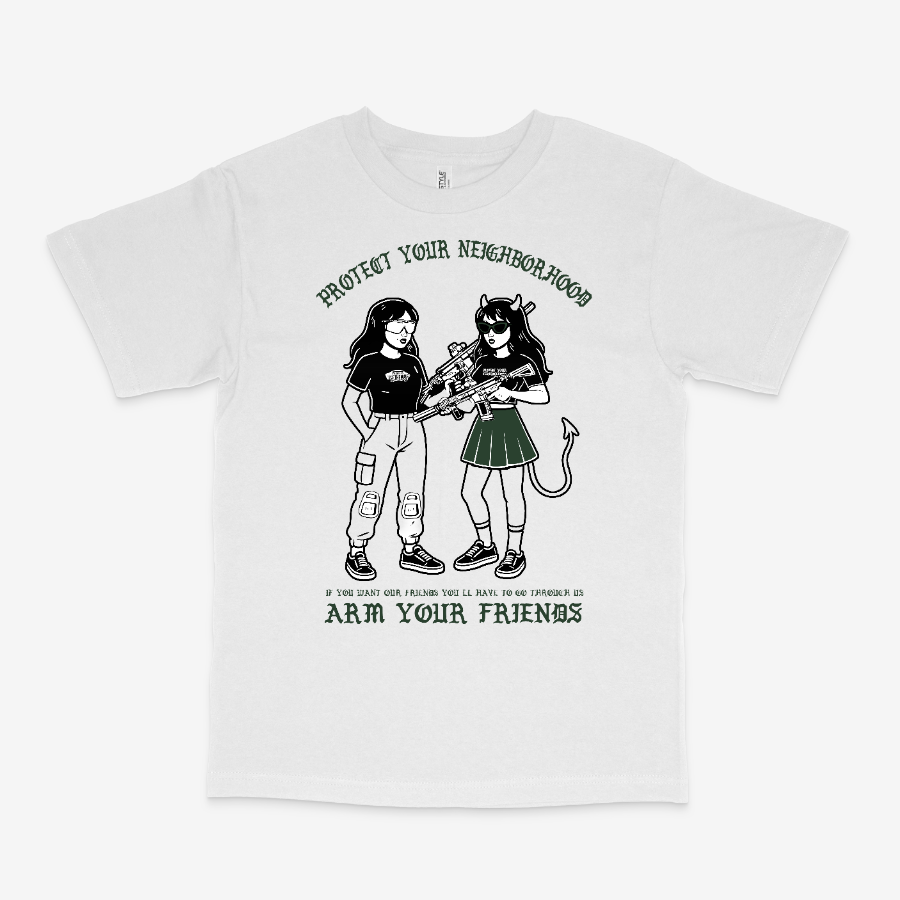 PROTECTOR CLASSIC TEE (FRONT ONLY) – GREEN