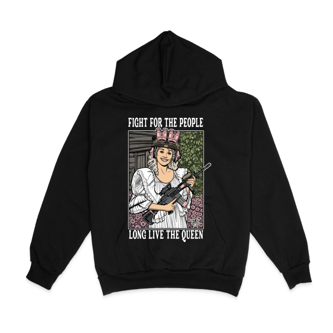 LONG LIVE DOLLY HOODIE (FRONT ONLY)