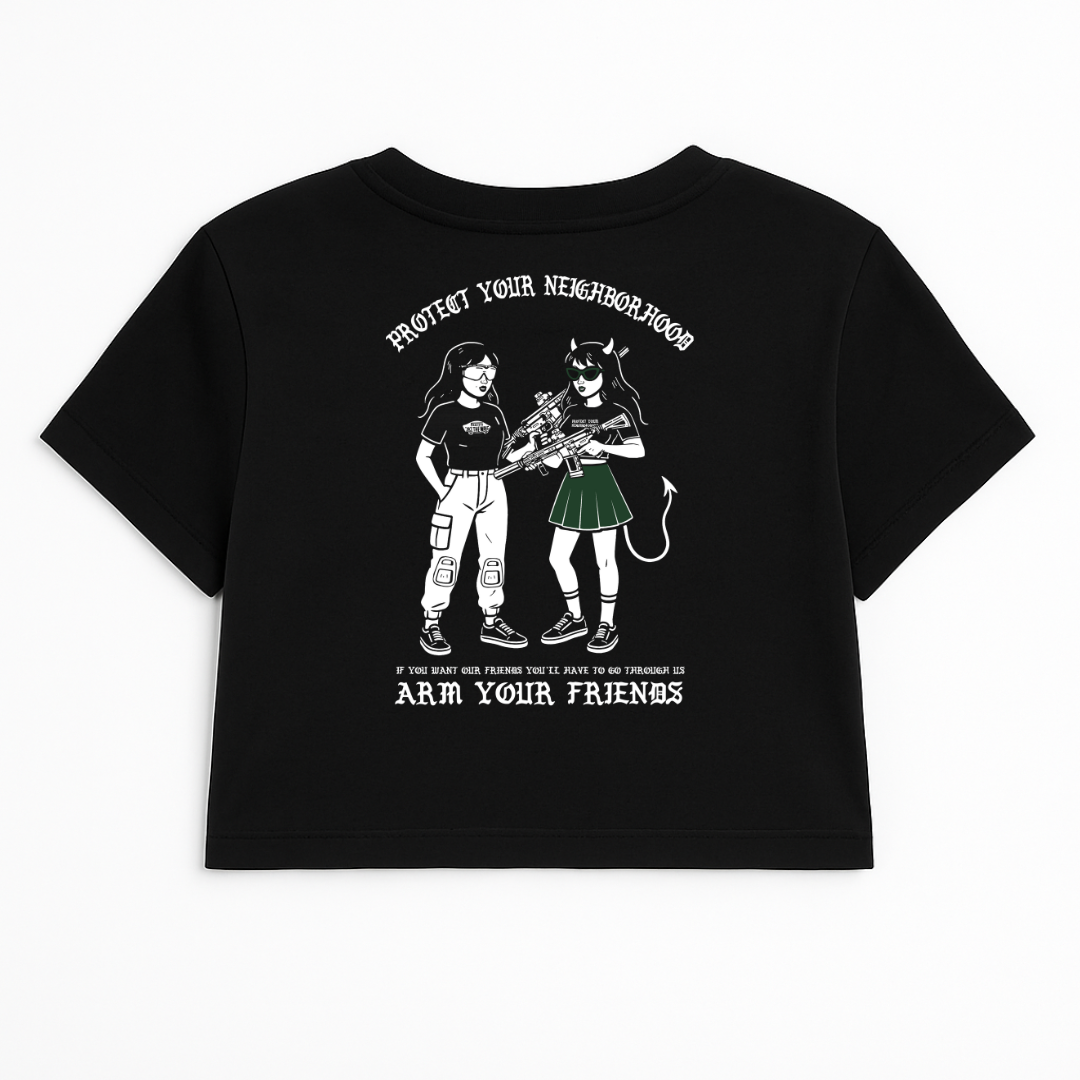 PROTECTOR CROP TEE – GREEN