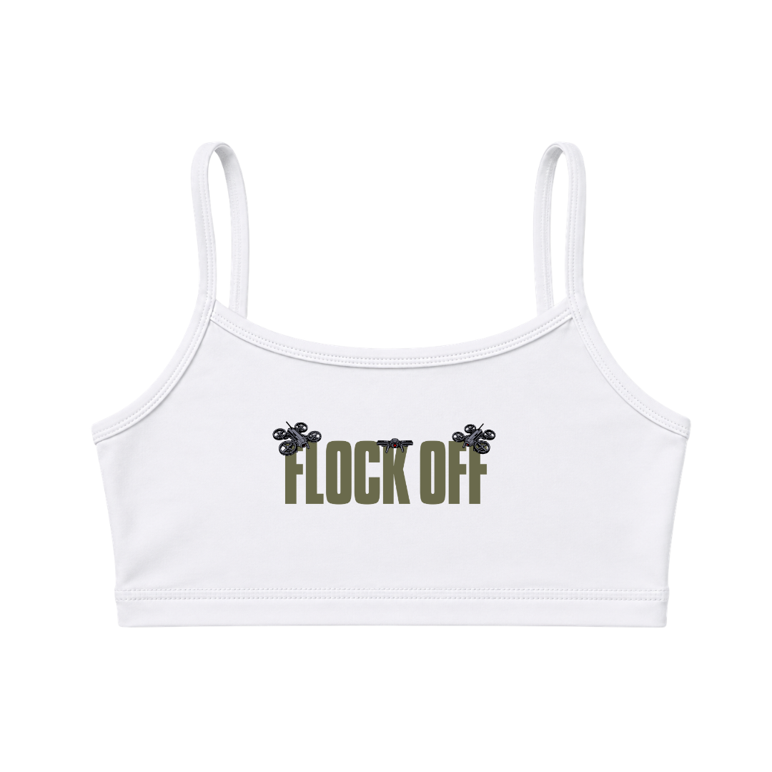 FLOCK OFF BRALETTE - GREEN