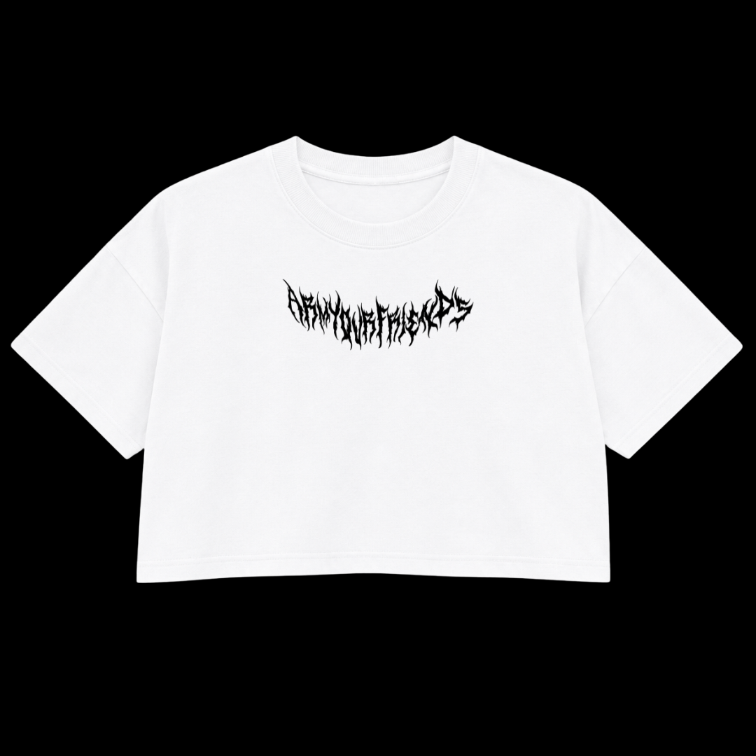 FRIENDS FOREVER PREMIUM CROP TEE (DOUBLE SIDED)