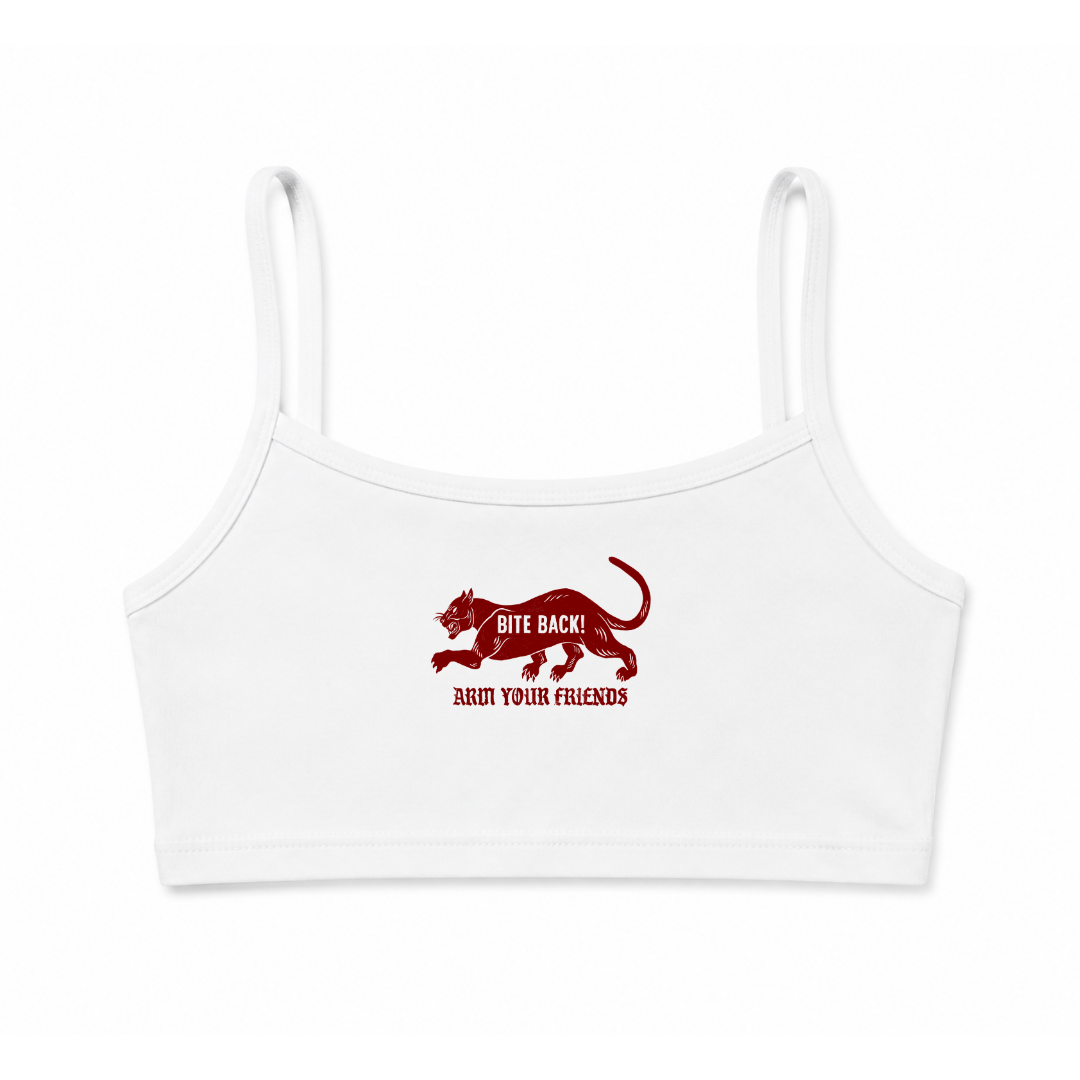 BITE BACK BRALETTE - RED
