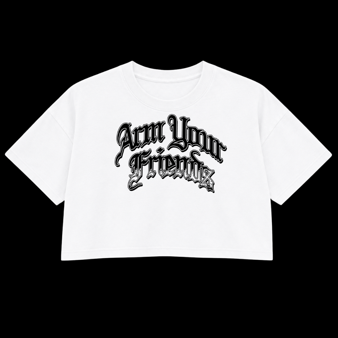 THE HOMIES PREMIUM CROP TEE (FRONT ONLY)