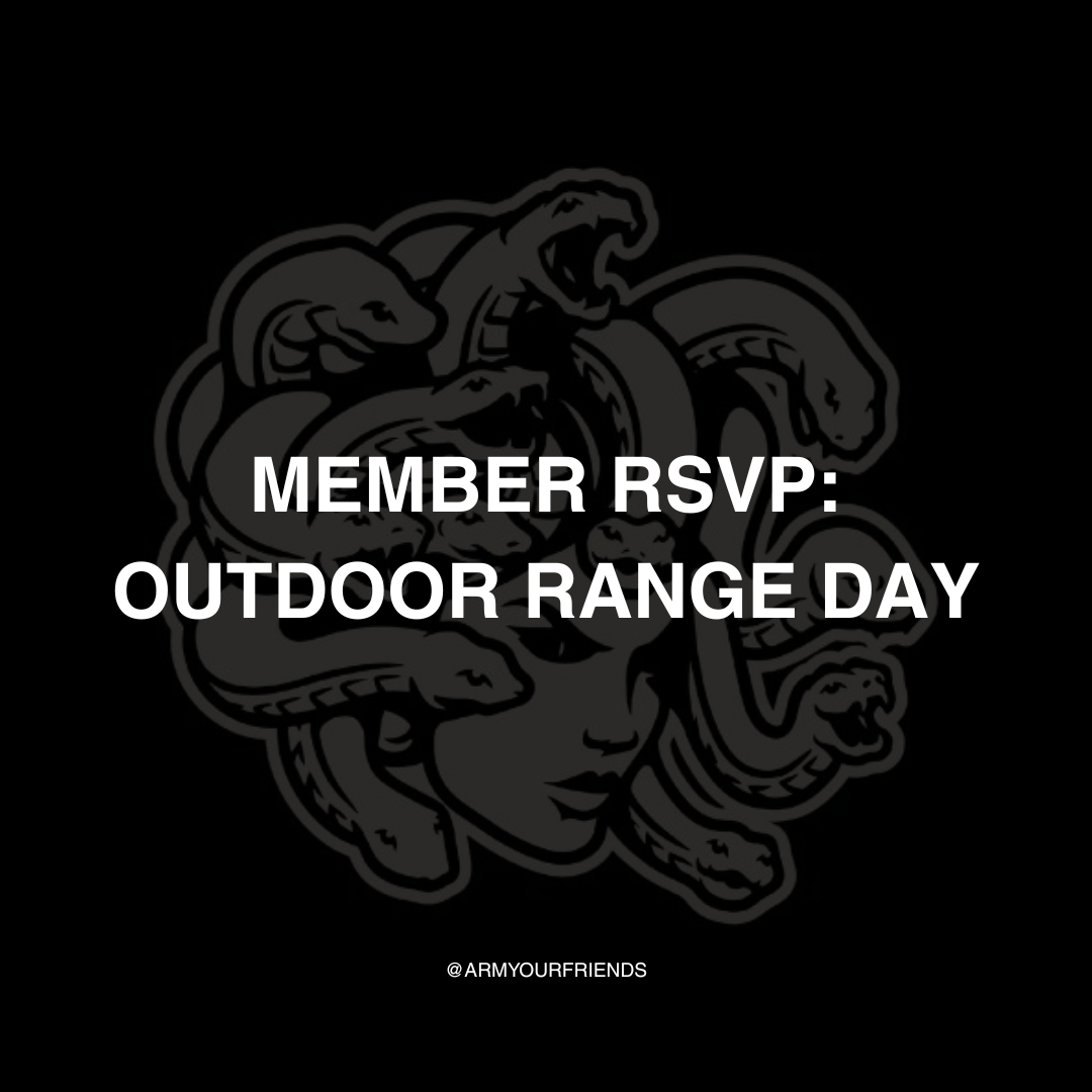 MEMBER RSVP: OUTDOOR RANGE DAY