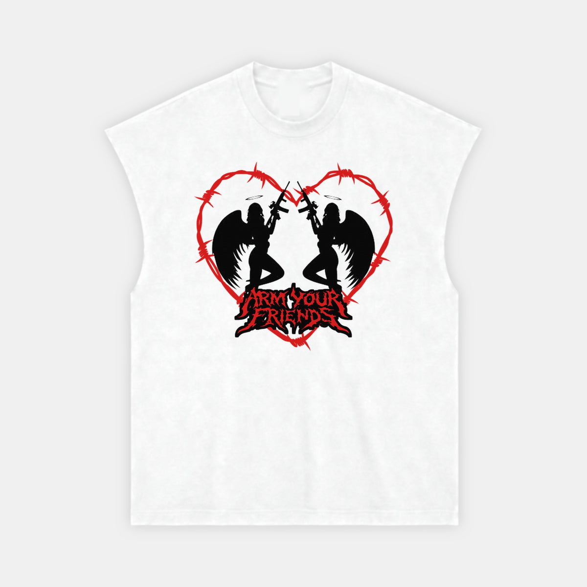 WWSB ANGEL PREMIUM MUSCLE TEE (FRONT ONLY)
