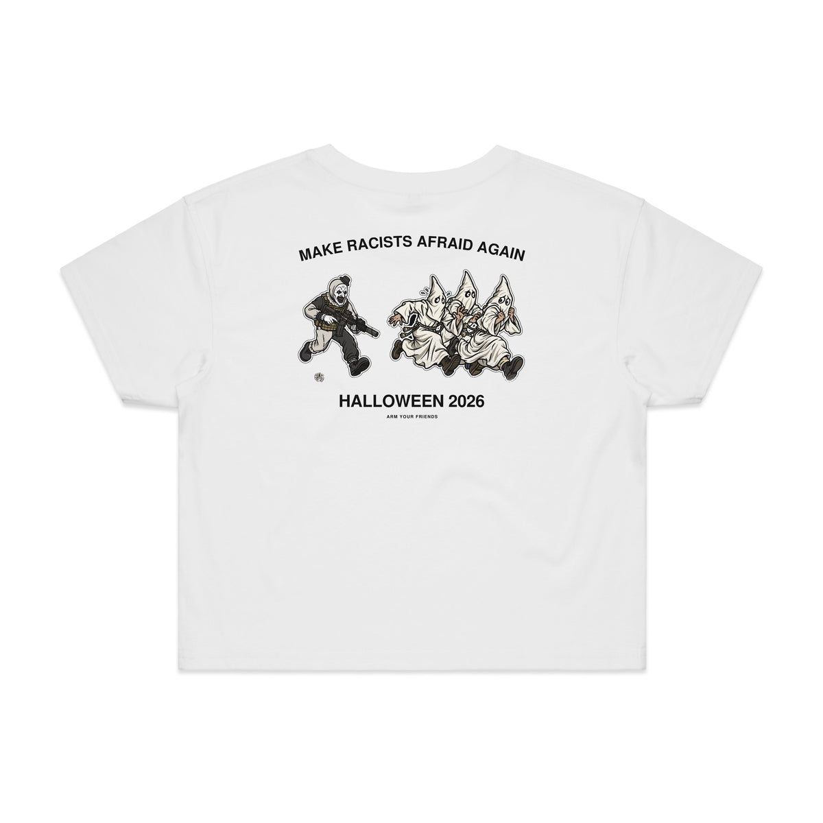 THE CLOWN CLASSIC CROP TEE (DOUBLE SIDED)