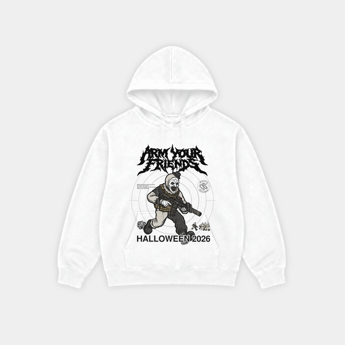 THE CLOWN HOODIE (FRONT ONLY)