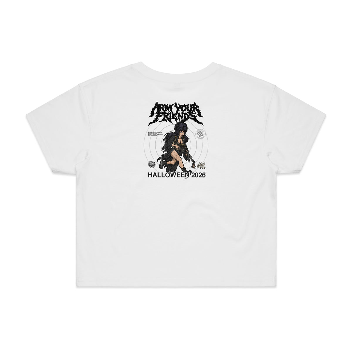 THE QUEEN PREMIUM CROP TEE (DOUBLE SIDED)
