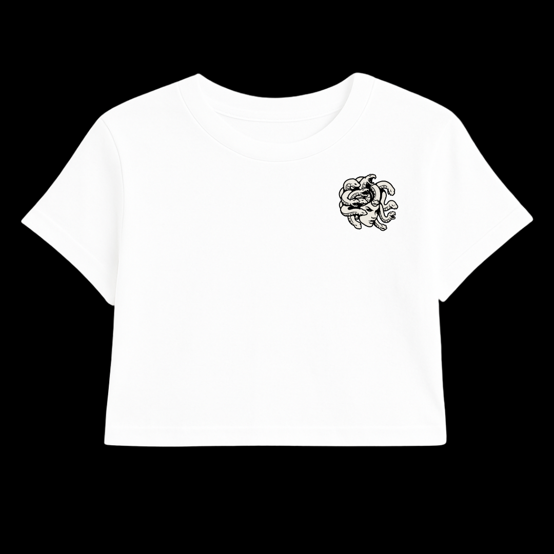 MAKE RACISTS AFRAID AGAIN CROP TEE (DOUBLE SIDED)