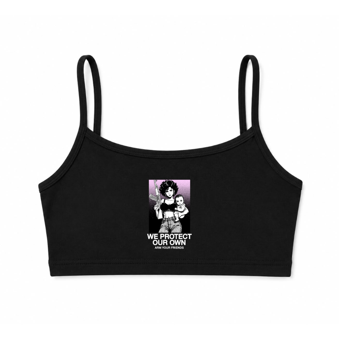 WE PROTECT OUR OWN BRALETTE (FRONT ONLY)