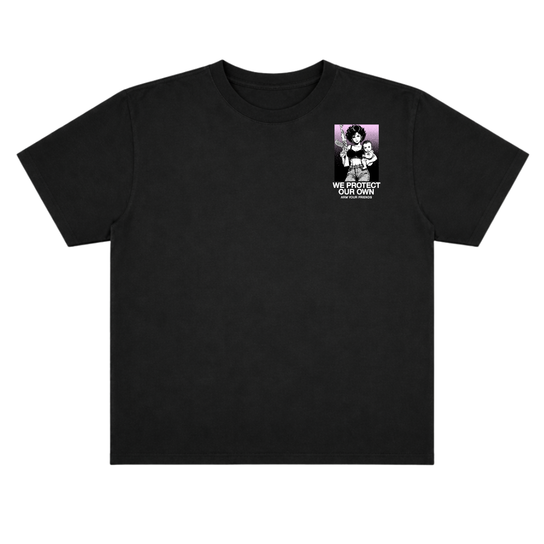 WE PROTECT OUR OWN OVERSIZE TEE (DOUBLE SIDED)