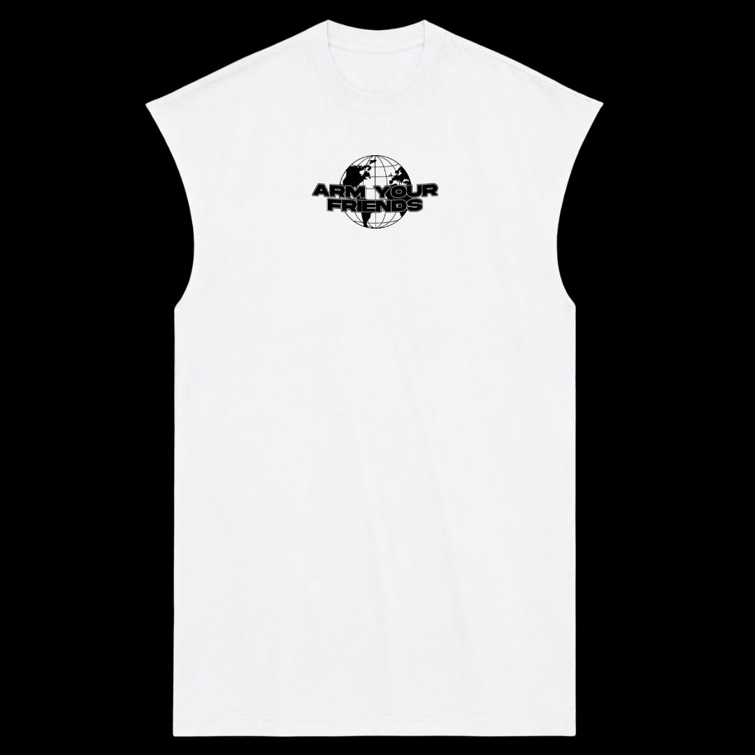 GLOBAL PREMIUM MUSCLE TEE FRONT ONLY