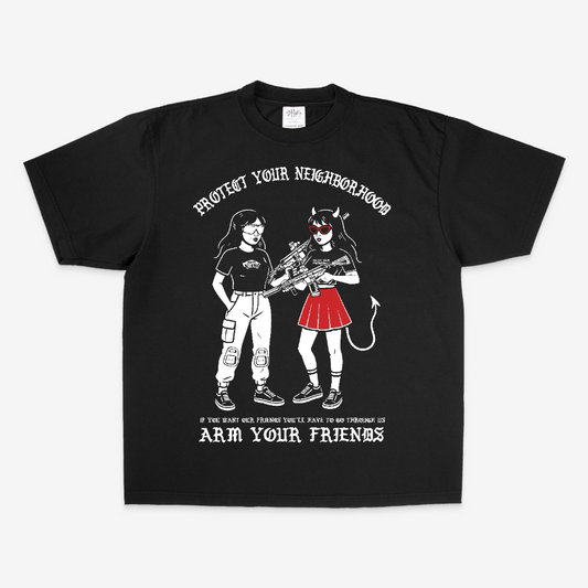 PROTECTOR OVERSIZE TEE (FRONT ONLY) – RED