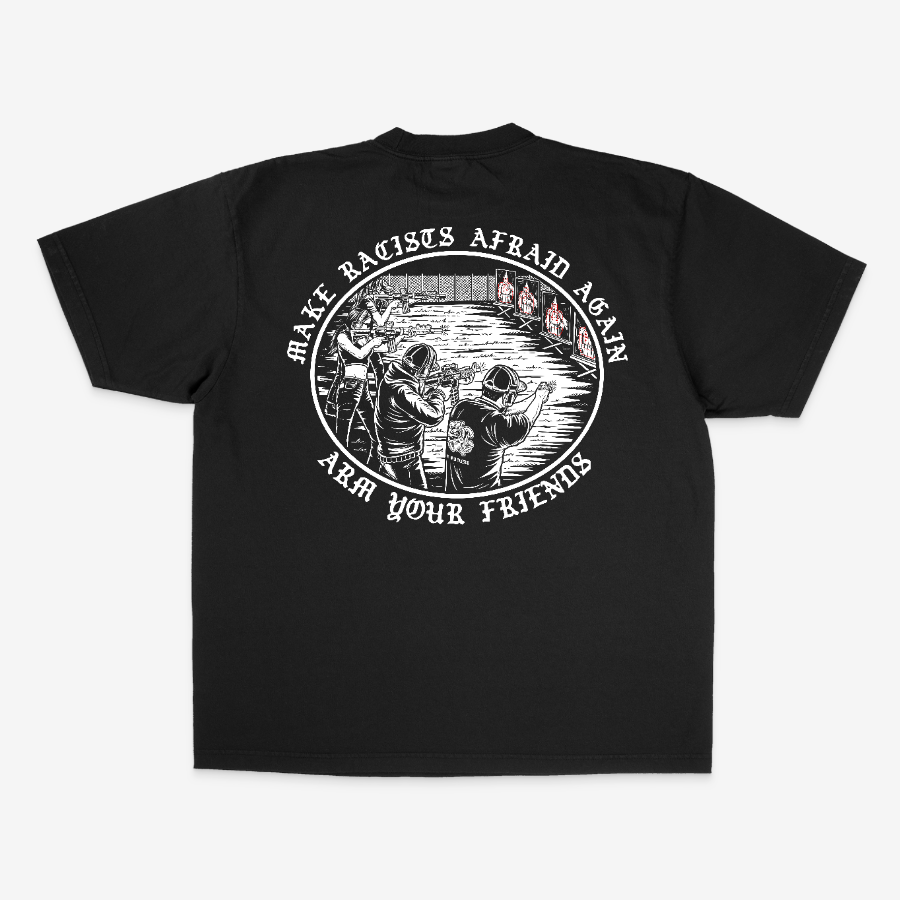 MAKE RACISTS AFRAID AGAIN OVERSIZE TEE