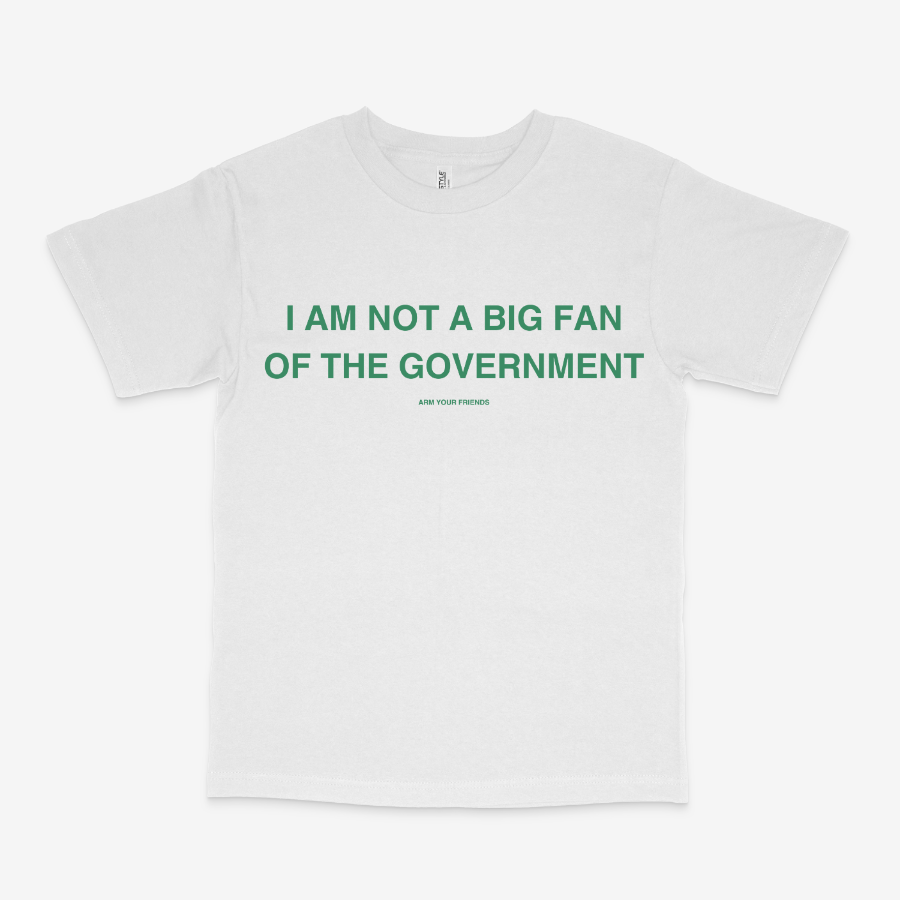 I AM NOT A BIG FAN CLASSIC TEE (GREEN FONT)