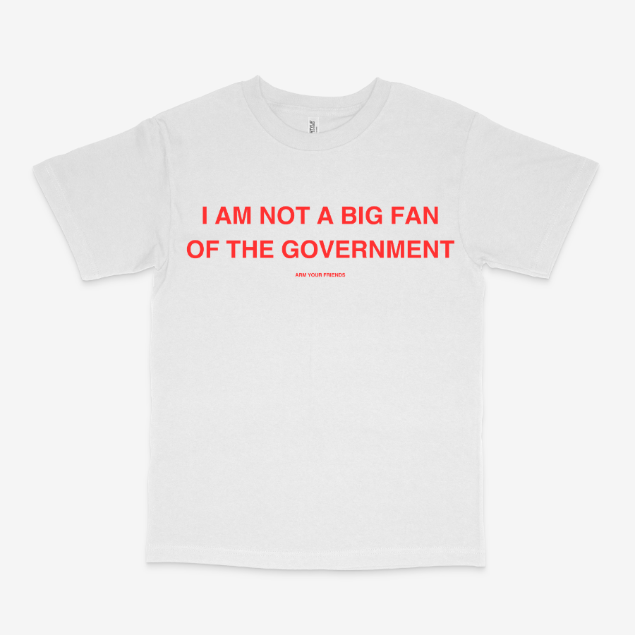 I AM NOT A BIG FAN CLASSIC TEE (RED FONT)