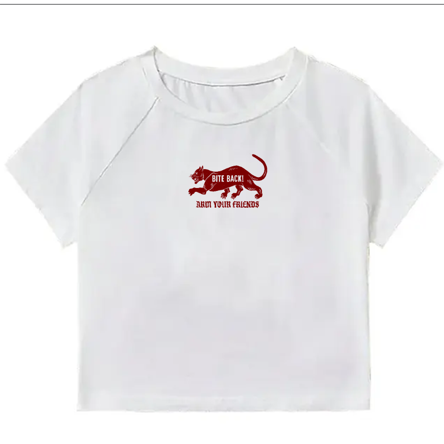 BITE BACK BABY TEE (RED)