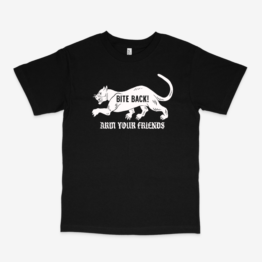 BITE BACK CLASSIC TEE (MONOCHROME) - FRONT ONLY