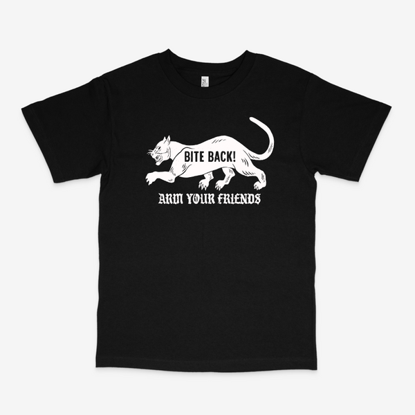 BITE BACK CLASSIC TEE (MONOCHROME) - FRONT ONLY