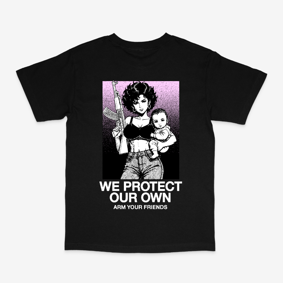 WE PROTECT OUR OWN NC CLASSIC TEE (DOUBLE SIDED)