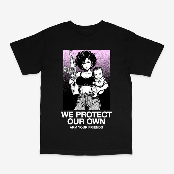 WE PROTECT OUR OWN NC CLASSIC TEE (DOUBLE SIDED)