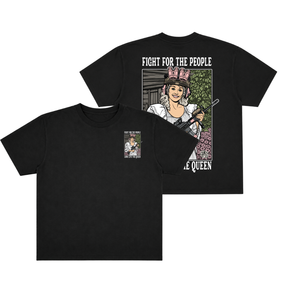 LONG LIVE DOLLY OVERSIZE TEE (DOUBLE SIDED)