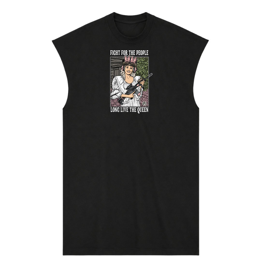 LONG LIVE DOLLY PREMIUM MUSCLE TEE (FRONT ONLY)