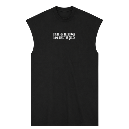 LONG LIVE DOLLY PREMIUM MUSCLE TEE (FRONT ONLY) - TEXT