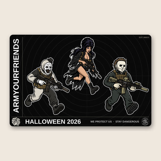 THE QUEEN, THE CLOWN & THE TEXAN STICKER SHEET