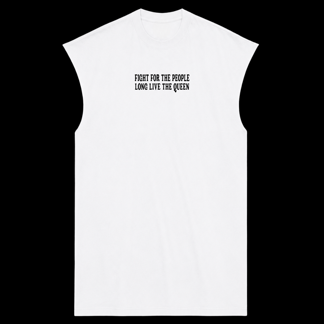 LONG LIVE DOLLY PREMIUM MUSCLE TEE (FRONT ONLY) - TEXT