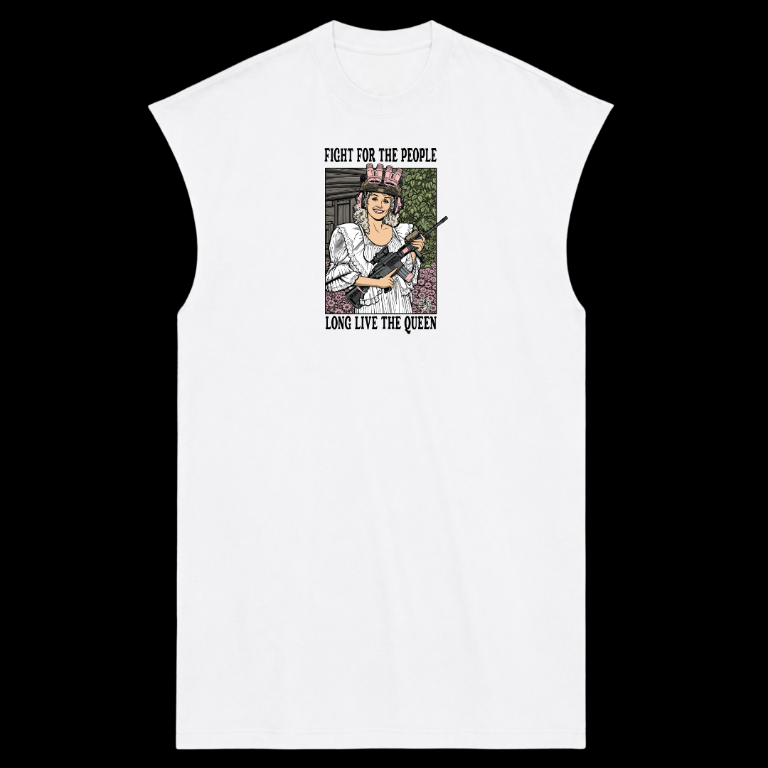 LONG LIVE DOLLY PREMIUM MUSCLE TEE (FRONT ONLY)