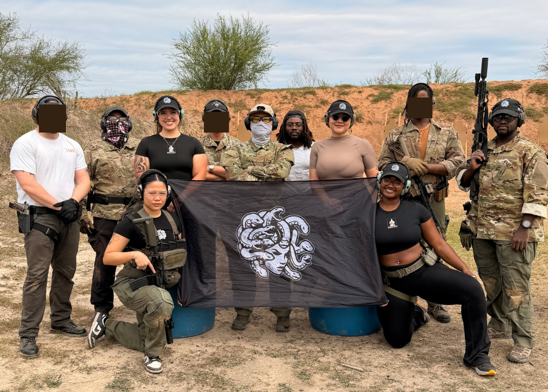 Arm Your Friends students and instructors after a group class