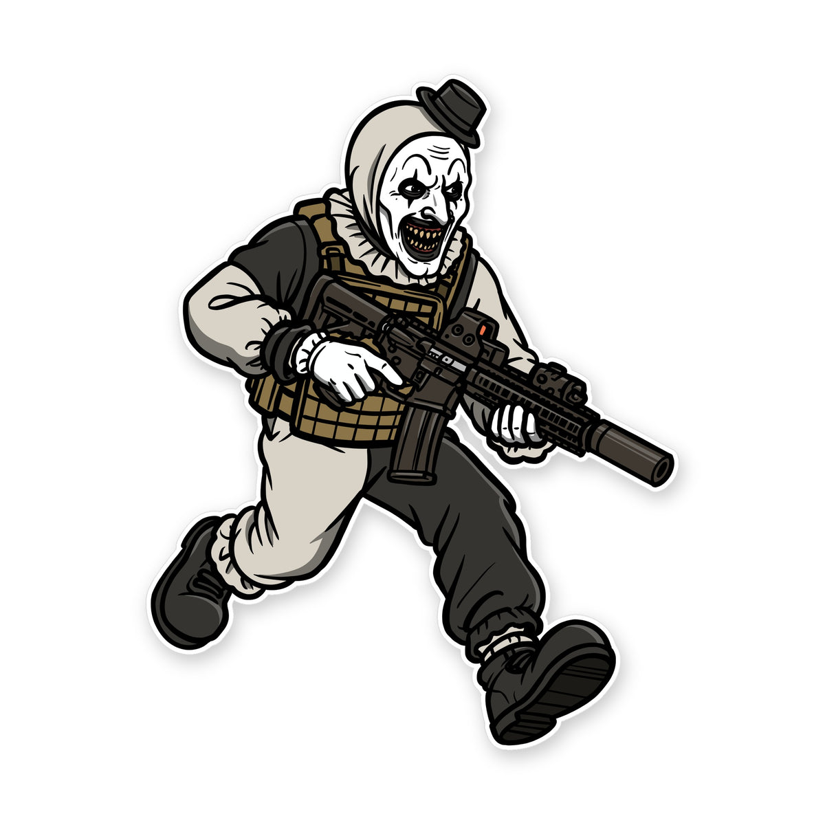 THE QUEEN, THE CLOWN & THE TEXAN STICKER SHEET
