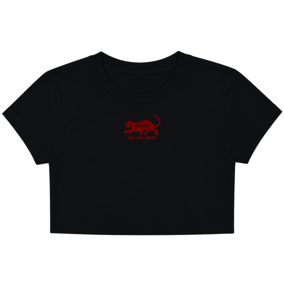 BITE BACK BABY TEE (FRONT ONLY) - RED