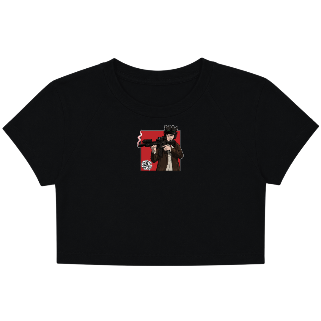 THE RAIDER BABY TEE (FRONT ONLY)