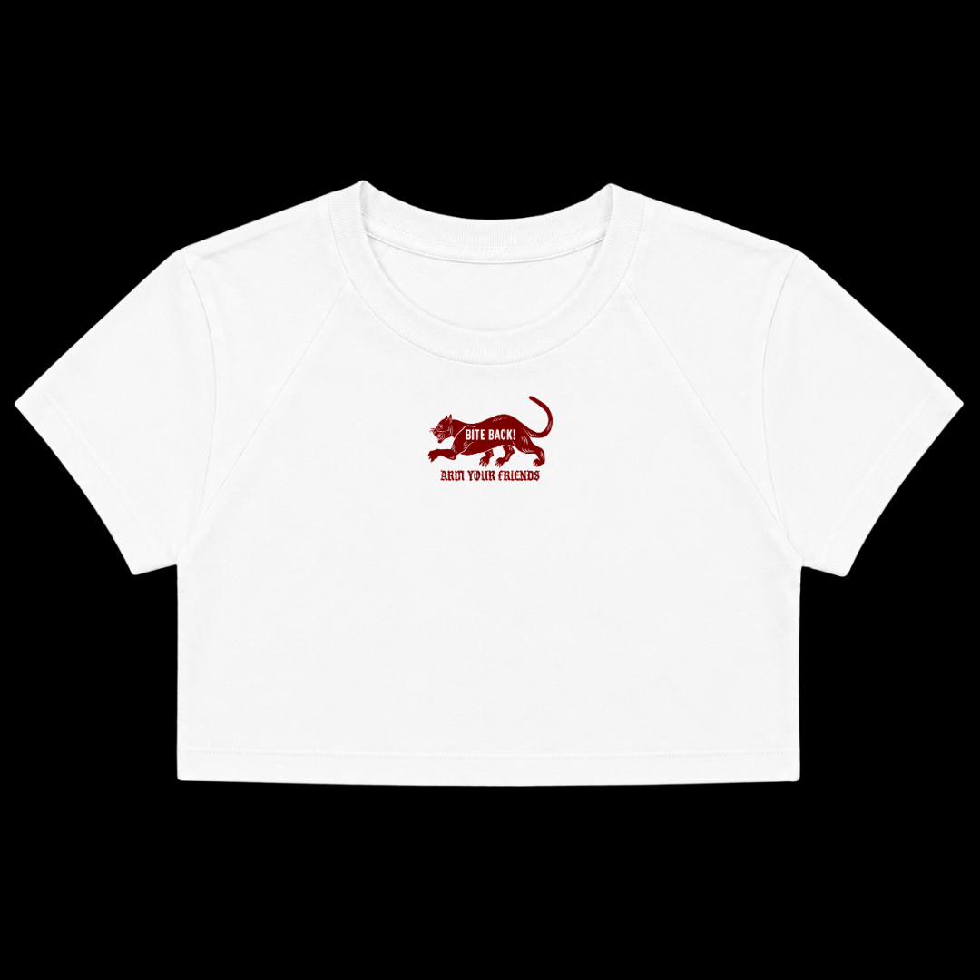 BITE BACK BABY TEE (FRONT ONLY) - RED