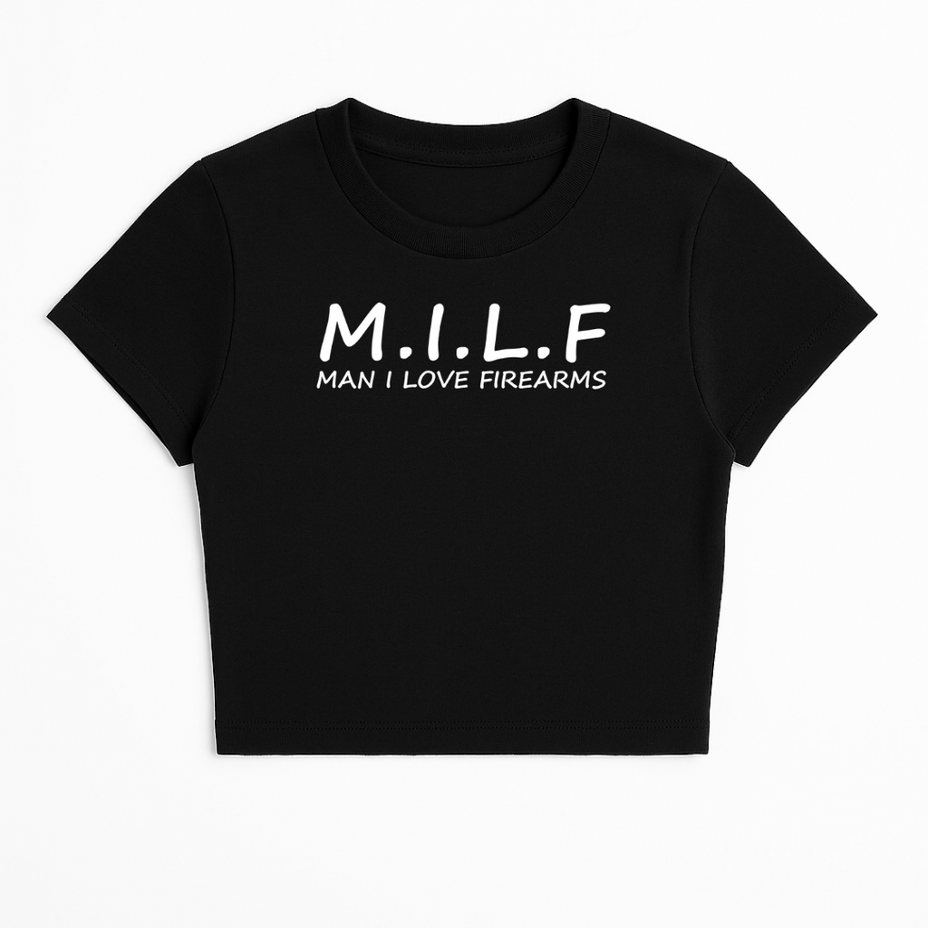 M.I.L.F BABY TEE (MONOCHROME)
