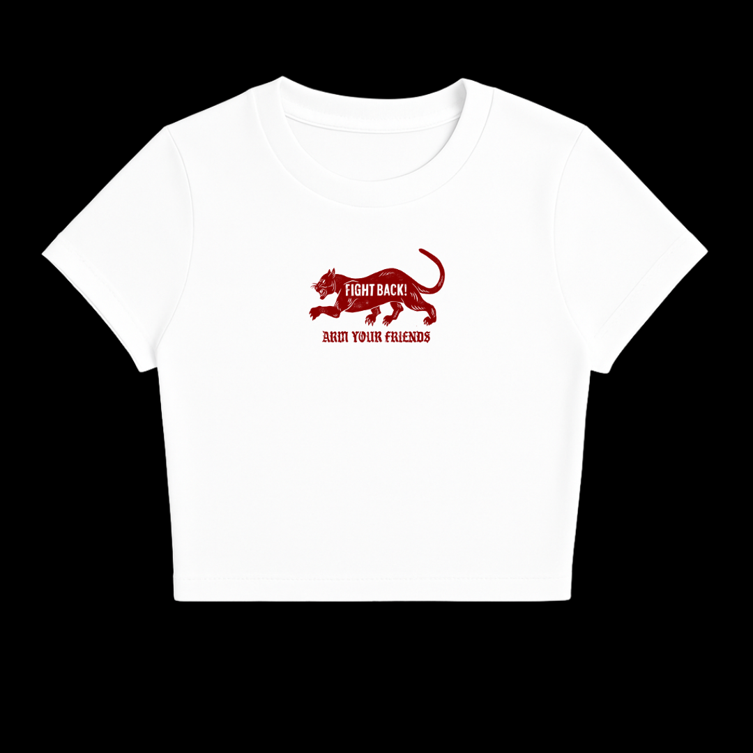 FIGHT BACK BABY TEE (RED)
