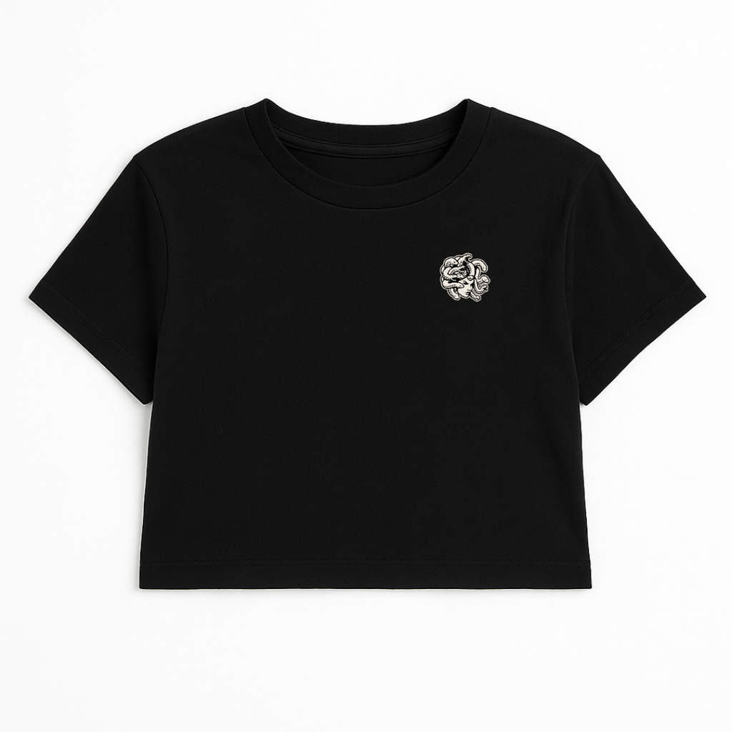 MAKE RACISTS AFRAID AGAIN CROP TEE (DOUBLE SIDED)