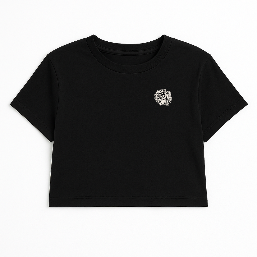 MAKE RACISTS AFRAID AGAIN CROP TEE (DOUBLE SIDED)