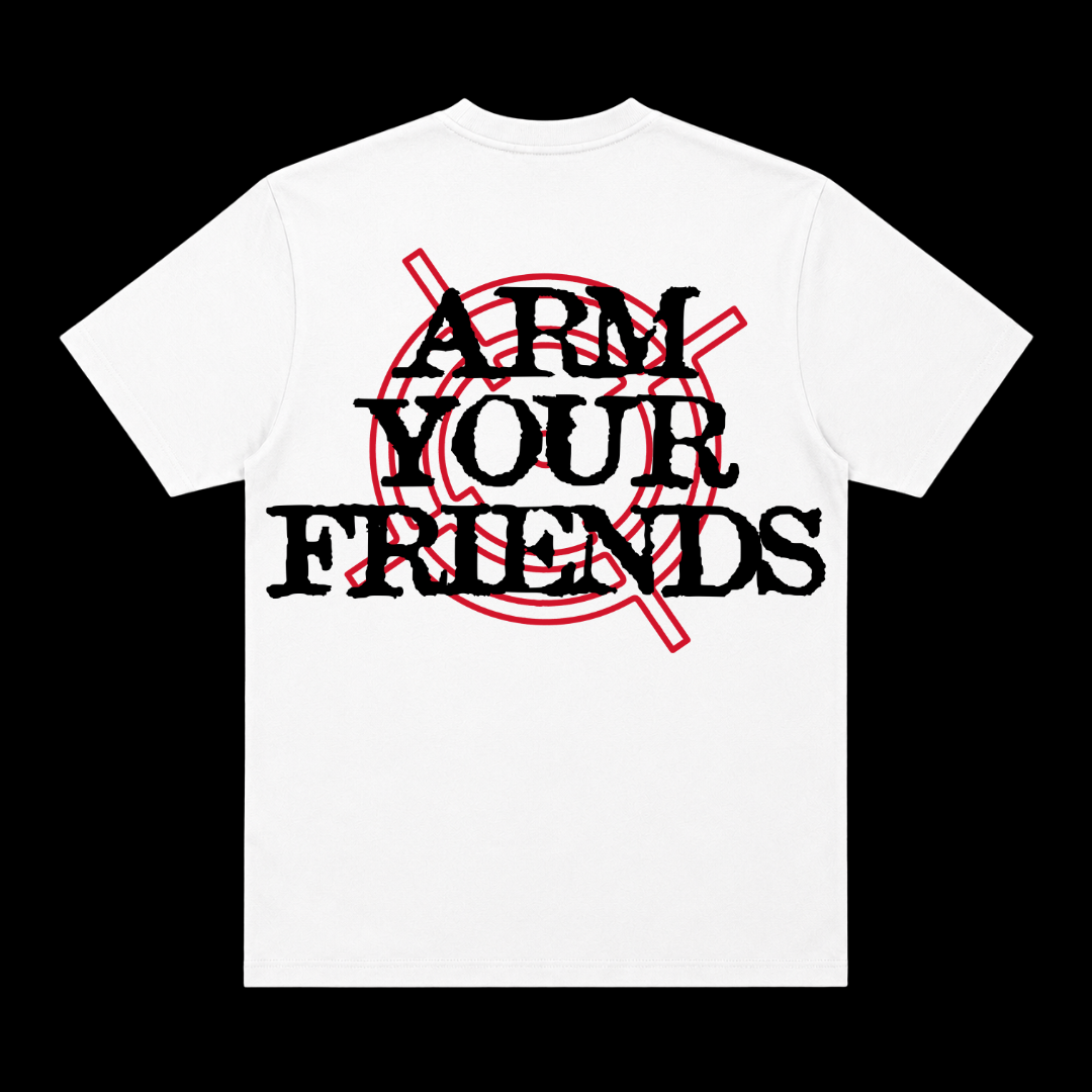 BE PEACEFUL NOT HARMLESS CLASSIC TEE (FRONT + BACK)