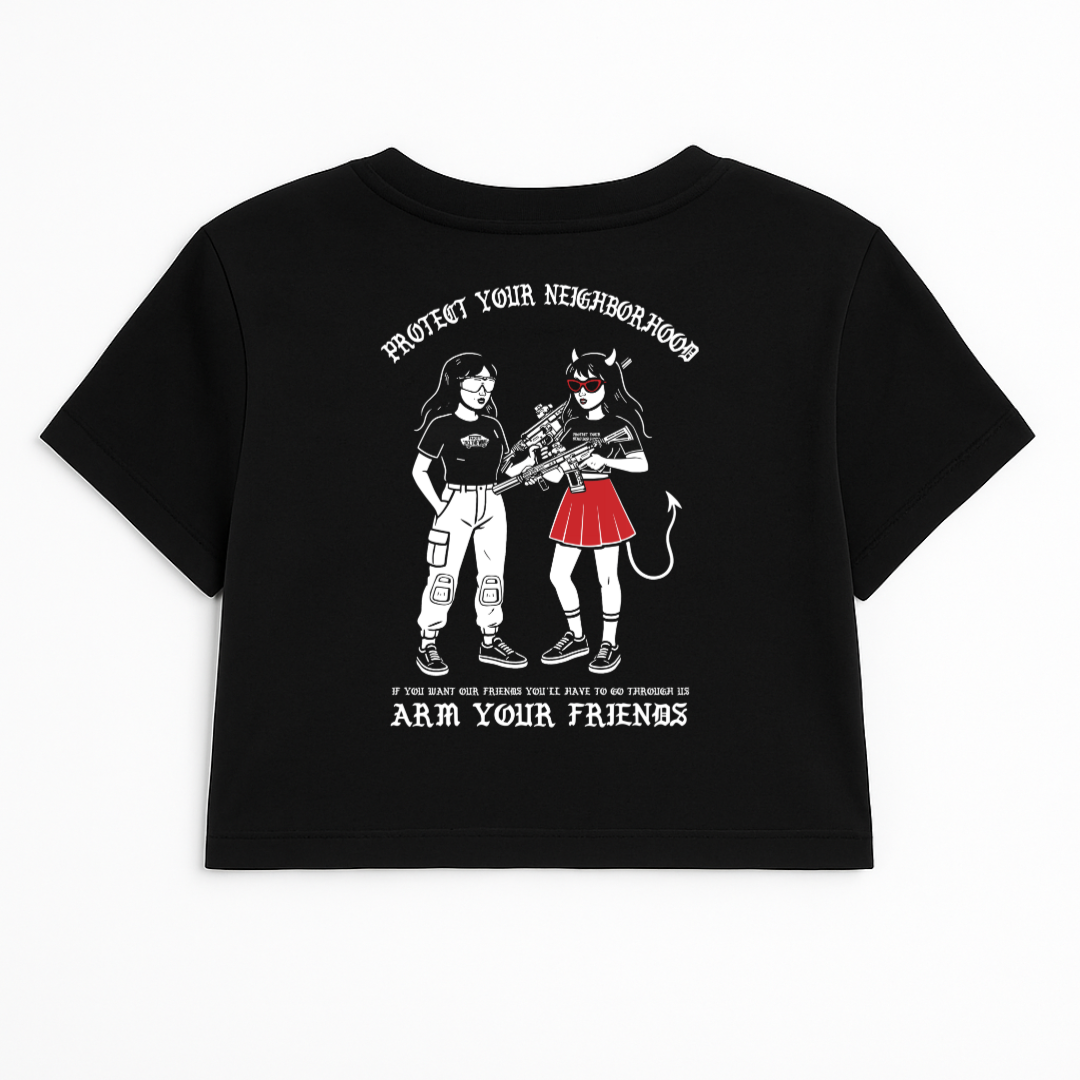 PROTECTOR CROP TEE – RED