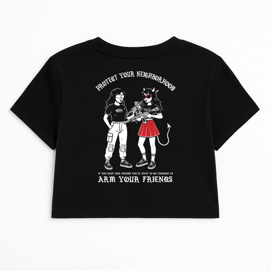 PROTECTOR CROP TEE – RED