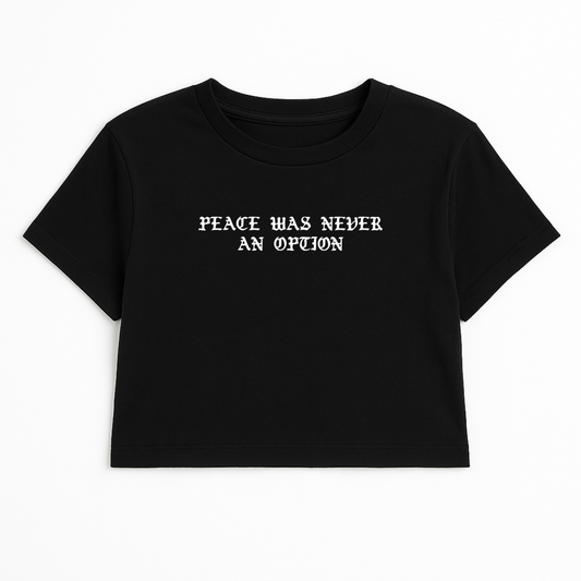 PWNAO CROP TEE (SINGLE SIDED)