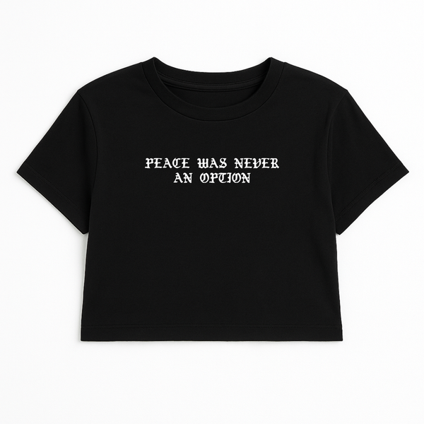 PWNAO CROP TEE (SINGLE SIDED)