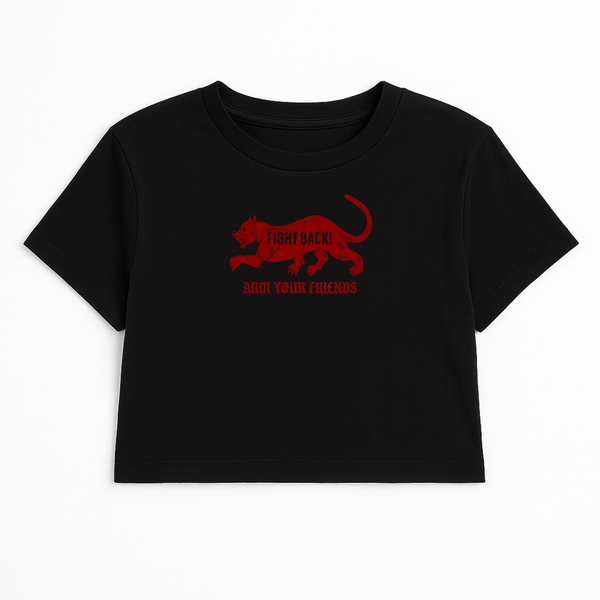 FIGHT BACK CROP TEE