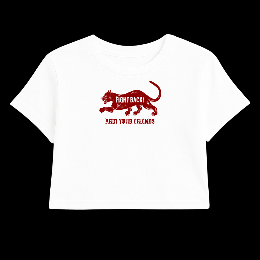 FIGHT BACK CROP TEE